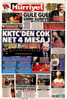 HÜRRİYET 4 Mayıs 2025 gazete manşeti