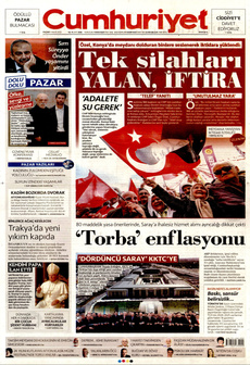 CUMHURİYET 4 Mayıs 2025 gazete manşeti