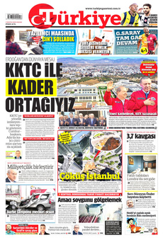 TÜRKİYE GAZETESİ 4 Mayıs 2025 gazete manşeti