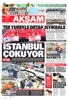AKŞAM 4 Mayıs 2025 gazete manşeti
