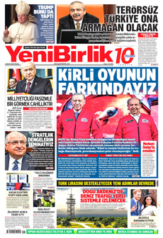 YENİBİRLİK 4 Mayıs 2025 gazete manşeti