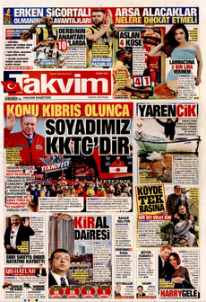 TAKVİM 4 Mayıs 2025 gazete manşeti