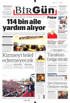 BİRGÜN 4 Mayıs 2025 gazete manşeti