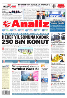 ANALİZ 4 Mayıs 2025 gazete manşeti