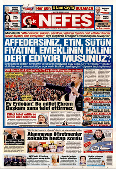 NEFES 4 Mayıs 2025 gazete manşeti