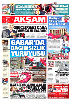 AKŞAM 20 Mayıs 2025 gazete manşeti