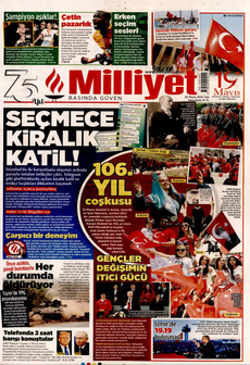 MİLLİYET 20 Mayıs 2025 gazete manşeti