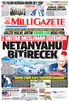 MİLLİ GAZETE 20 Mayıs 2025 gazete manşeti
