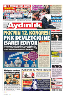 AYDINLIK GAZETESİ 20 Mayıs 2025 gazete manşeti