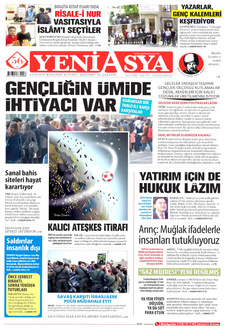 YENİ ASYA 20 Mayıs 2025 gazete manşeti