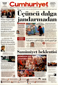 CUMHURİYET 21 Mayıs 2025 gazete manşeti