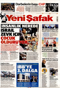 YENİ ŞAFAK 21 Mayıs 2025 gazete manşeti