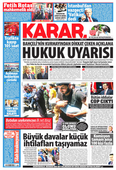 KARAR 21 Mayıs 2025 gazete manşeti