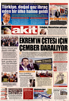 YENİ AKİT 21 Mayıs 2025 gazete manşeti