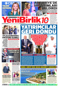 YENİBİRLİK 21 Mayıs 2025 gazete manşeti