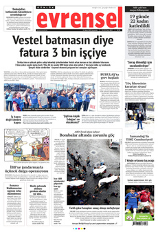 EVRENSEL 21 Mayıs 2025 gazete manşeti