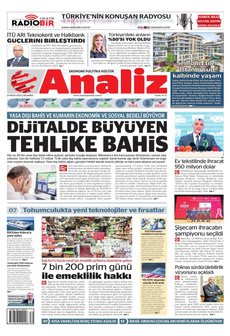 ANALİZ 21 Mayıs 2025 gazete manşeti