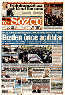 SÖZCÜ 22 Mayıs 2025 gazete manşeti