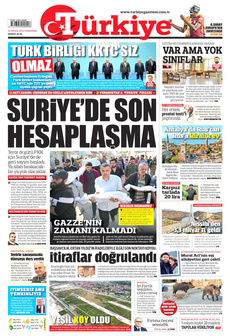 TÜRKİYE GAZETESİ 22 Mayıs 2025 gazete manşeti