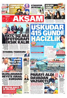 AKŞAM 22 Mayıs 2025 gazete manşeti