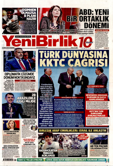 YENİBİRLİK 22 Mayıs 2025 gazete manşeti