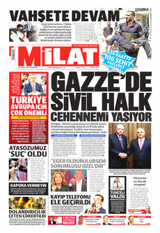 MİLAT 22 Mayıs 2025 gazete manşeti