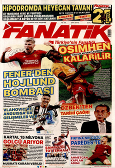 FANATİK 22 Mayıs 2025 gazete manşeti