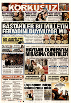 KORKUSUZ 22 Mayıs 2025 gazete manşeti