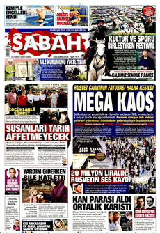 SABAH 23 Mayıs 2025 gazete manşeti