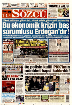 SÖZCÜ 23 Mayıs 2025 gazete manşeti