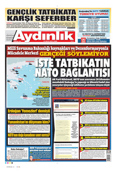 AYDINLIK GAZETESİ 23 Mayıs 2025 gazete manşeti