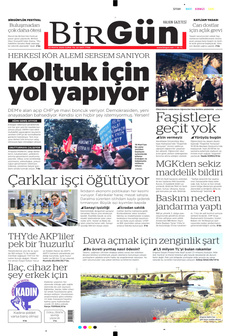 BİRGÜN 23 Mayıs 2025 gazete manşeti
