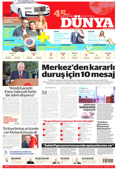 DÜNYA 23 Mayıs 2025 gazete manşeti