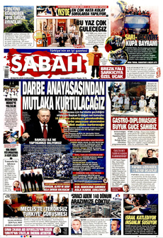 SABAH 28 Mayıs 2025 gazete manşeti