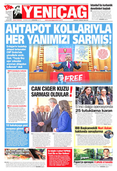YENİÇAĞ 28 Mayıs 2025 gazete manşeti
