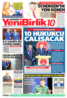 YENİBİRLİK 28 Mayıs 2025 gazete manşeti