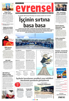 EVRENSEL 28 Mayıs 2025 gazete manşeti