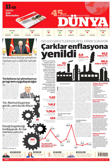 DÜNYA 28 Mayıs 2025 gazete manşeti