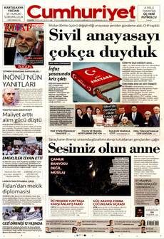 CUMHURİYET 29 Mayıs 2025 gazete manşeti