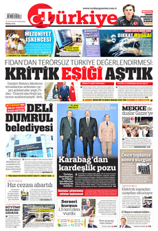 TÜRKİYE GAZETESİ 29 Mayıs 2025 gazete manşeti