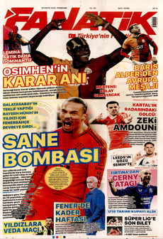FANATİK 29 Mayıs 2025 gazete manşeti