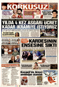 KORKUSUZ 29 Mayıs 2025 gazete manşeti