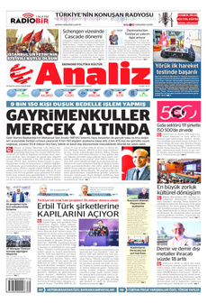 ANALİZ 29 Mayıs 2025 gazete manşeti