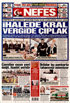 NEFES 29 Mayıs 2025 gazete manşeti