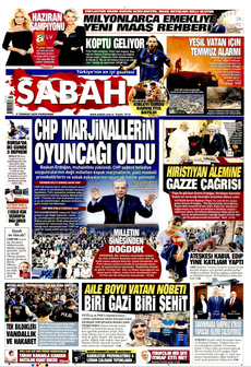 SABAH 3 Temmuz 2025 gazete manşeti