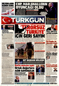TÜRKGÜN 3 Temmuz 2025 gazete manşeti
