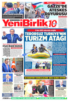 YENİBİRLİK 3 Temmuz 2025 gazete manşeti