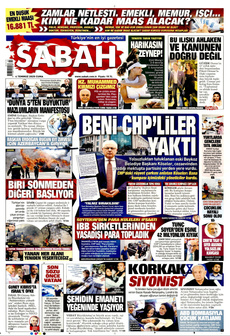 SABAH 4 Temmuz 2025 gazete manşeti