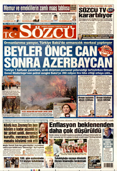 SÖZCÜ 4 Temmuz 2025 gazete manşeti
