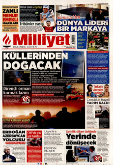 MİLLİYET 4 Temmuz 2025 gazete manşeti